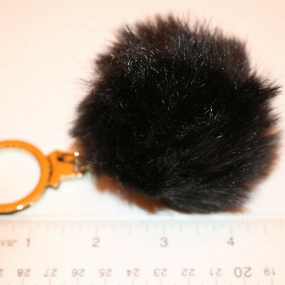 Vintage In Seattle  KATE SPADE NYC signed fur keychain purse fob key ring - Picture 2 of 3